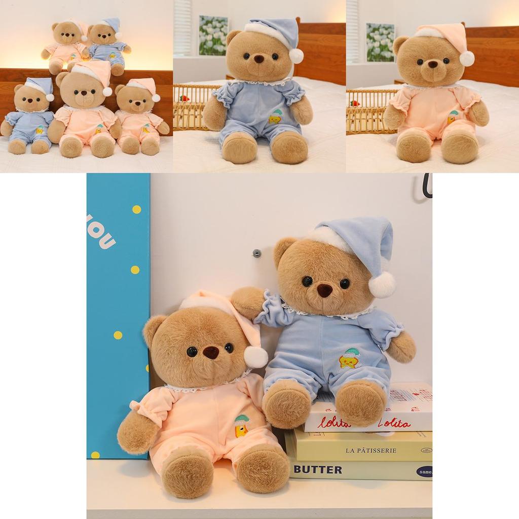 Adorable Plush Teddy Bear Doll Soft And Cozy Sleepwear Stuffed Animal For Kids