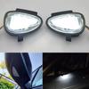 2pcs For Volkswagen VW Golf Gti MK6 6 MKVI Touran 2008-2014 White LED Under Side Mirror Puddle Light Floor Lamp Car accessories