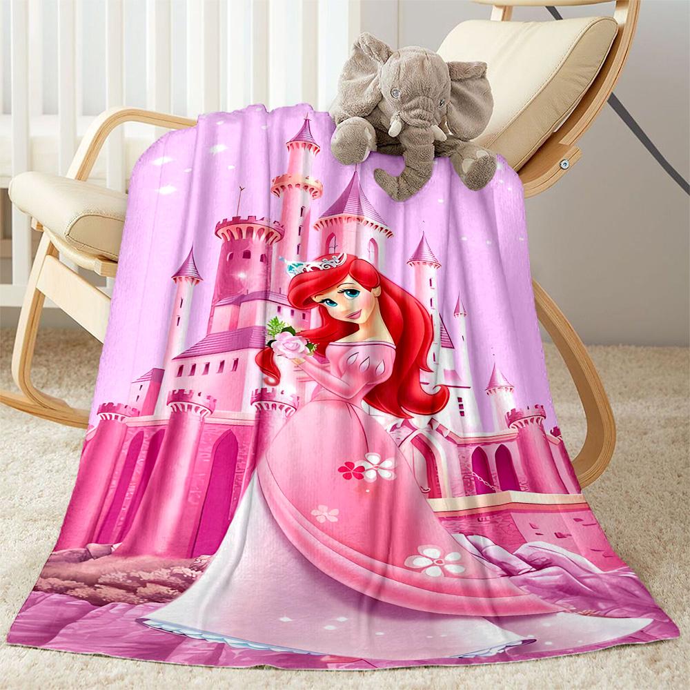 Underwater Mermaid Adventure Flannel Blanket-Soft and Suitable for Sofas,Beds,Offices,Travel,All Seasons,Great Gift for Holidays and Birthdays.