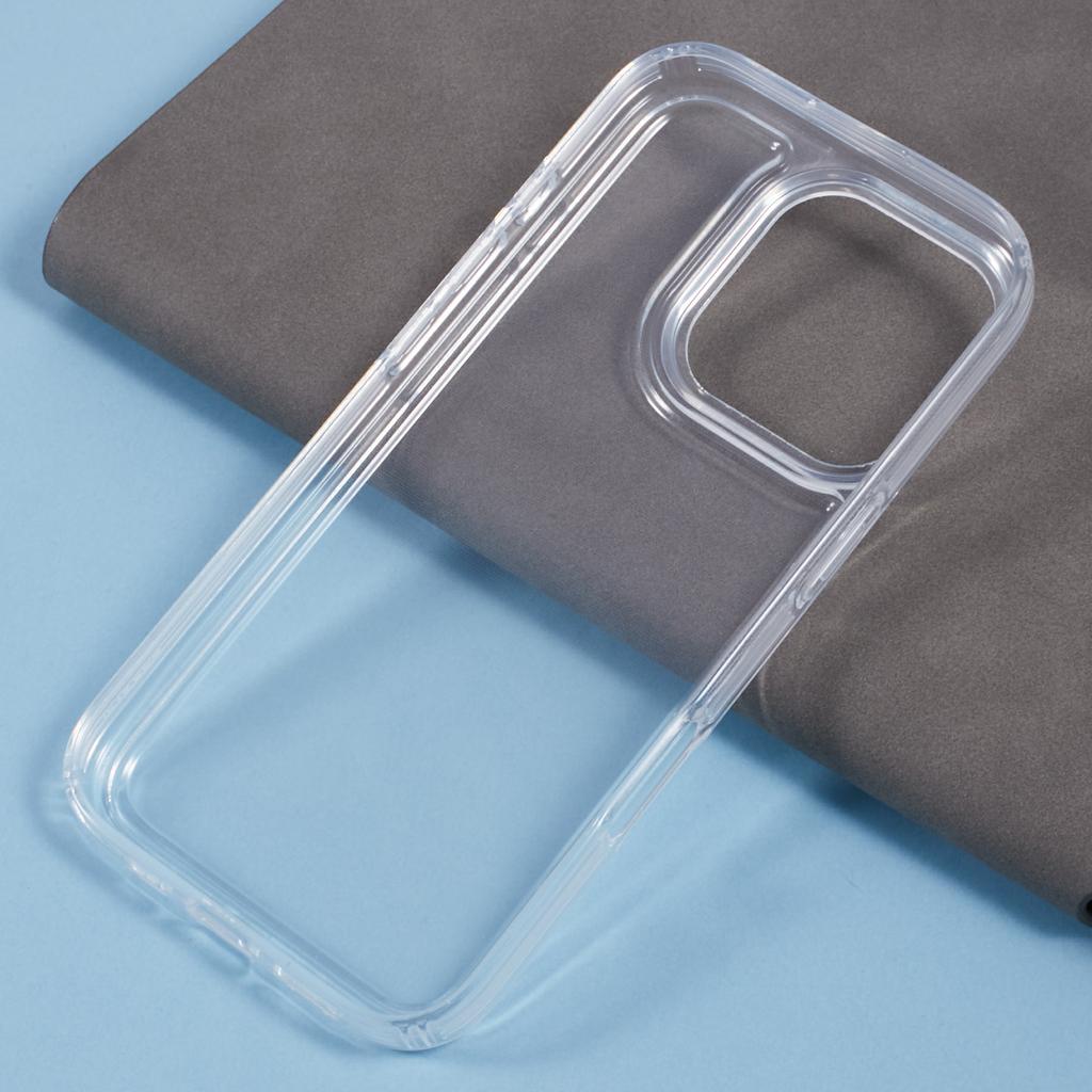 For iPhone 16 Pro Max Case Reinforced Corners TPU Clear Phone Cover