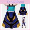 Kpop Demon Hunters Rumi Mira Zoey Girl Cosplay Dress For Kids With Flared Sleeves And Cartoon Pattern For Summer Play