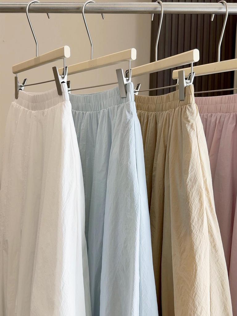 Women’s Spring A-line High-Waisted Puff Skirt