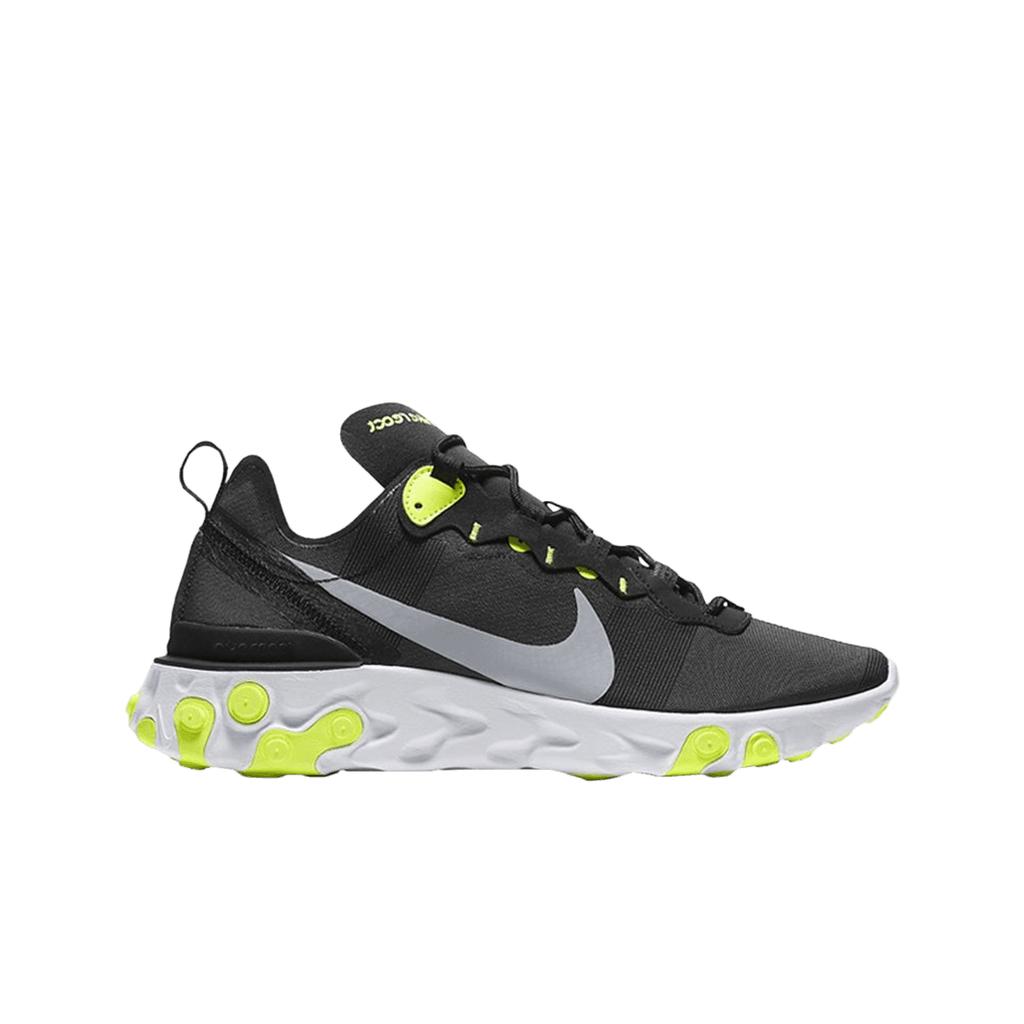 Nike React Element 55 Black Wolf Grey Volt