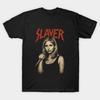 T-shirt Homme Impression Noire Buffy Contre Les Vampires - Drôle, Humoristique, Metal, Rock Mashup, Meilleure Idée Cadeau Pour Hommes, Femmes, Enfants, Anniversaire, Noël, Sera