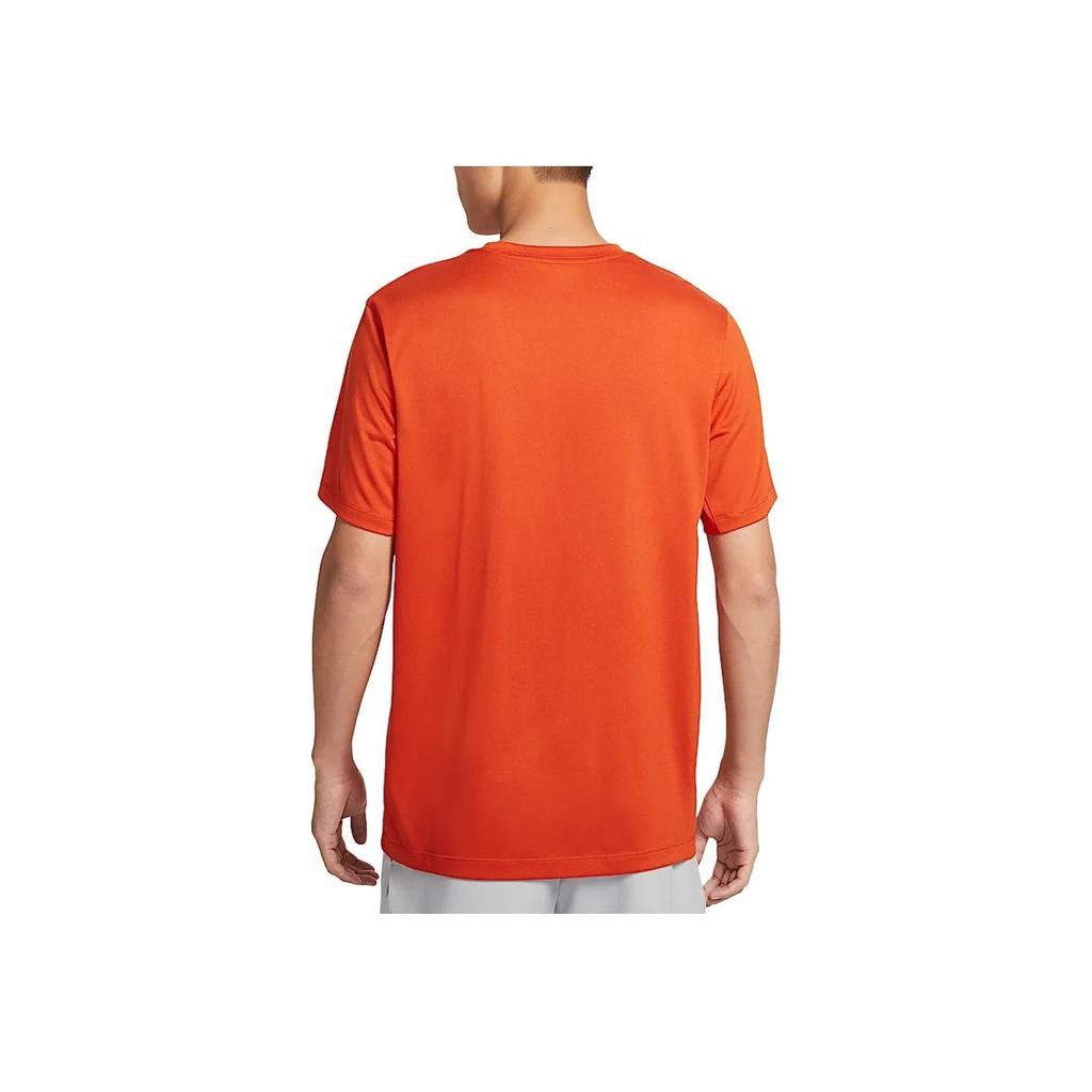 Nike Dri-Fit Team Legend Logo Round Neck Quick-Dry Short Sleeve T-Shirt Men Tops University-Orange IB8898-888