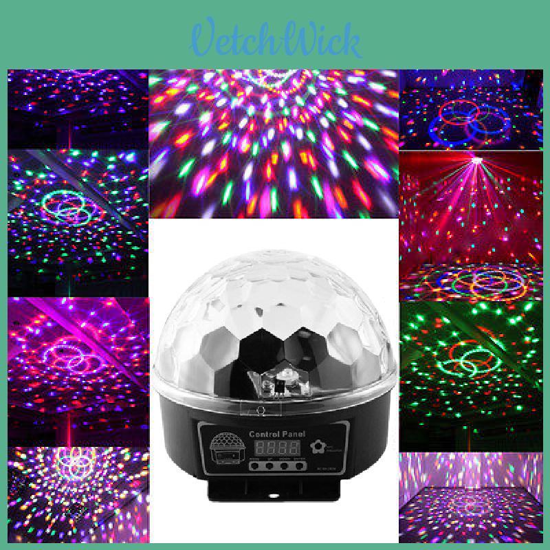 Led Crystal Magic Ball With Remote Control For Ktv Bar Stage And Party Lighting