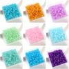 Glass Jelly Solid Color Imitation Jade Round Beads Loose Beads DIY Handmade Necklace String Beads Jewelry Accessories Beads for Jewelry Making