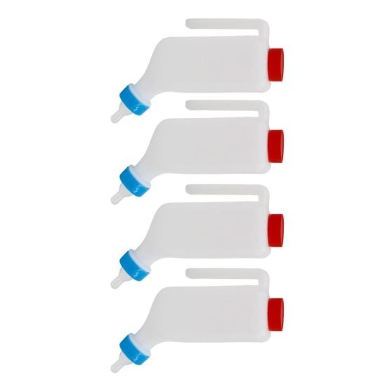 Lamb Nursing Bottle 800ml Cub Breast Replenisher with Scale Hanging Milk Feeder Bottle Mimics Breast Milk Lamb Feeder for Little Goat Calf Sheep