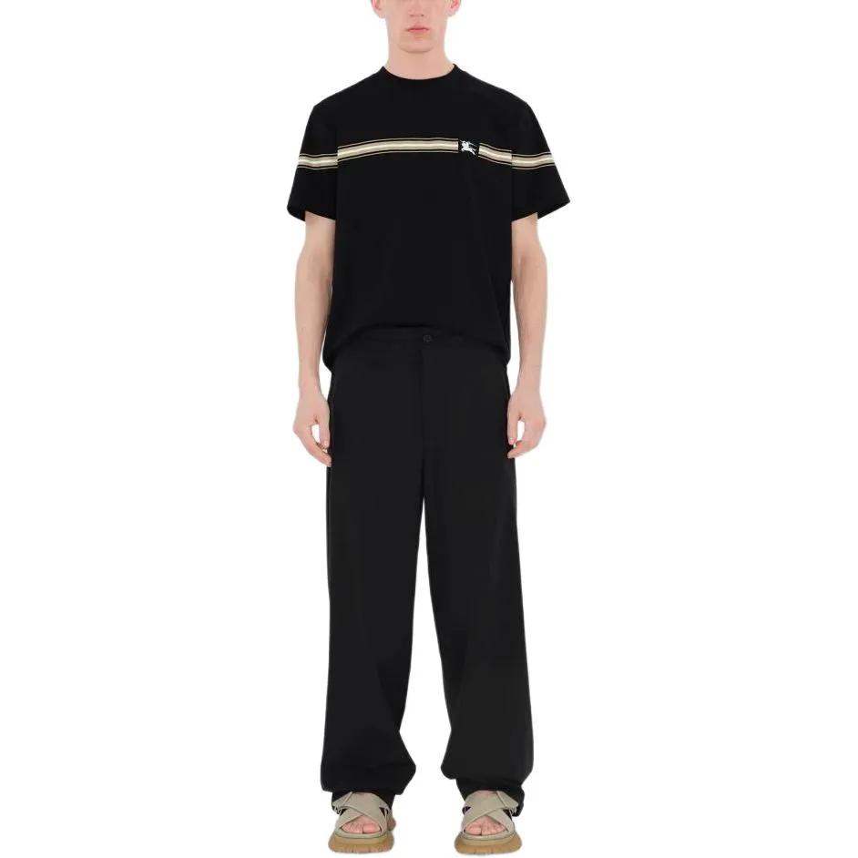 Burberry striped-detail cotton T-shirt (Unisex) T-Shirts 80910261