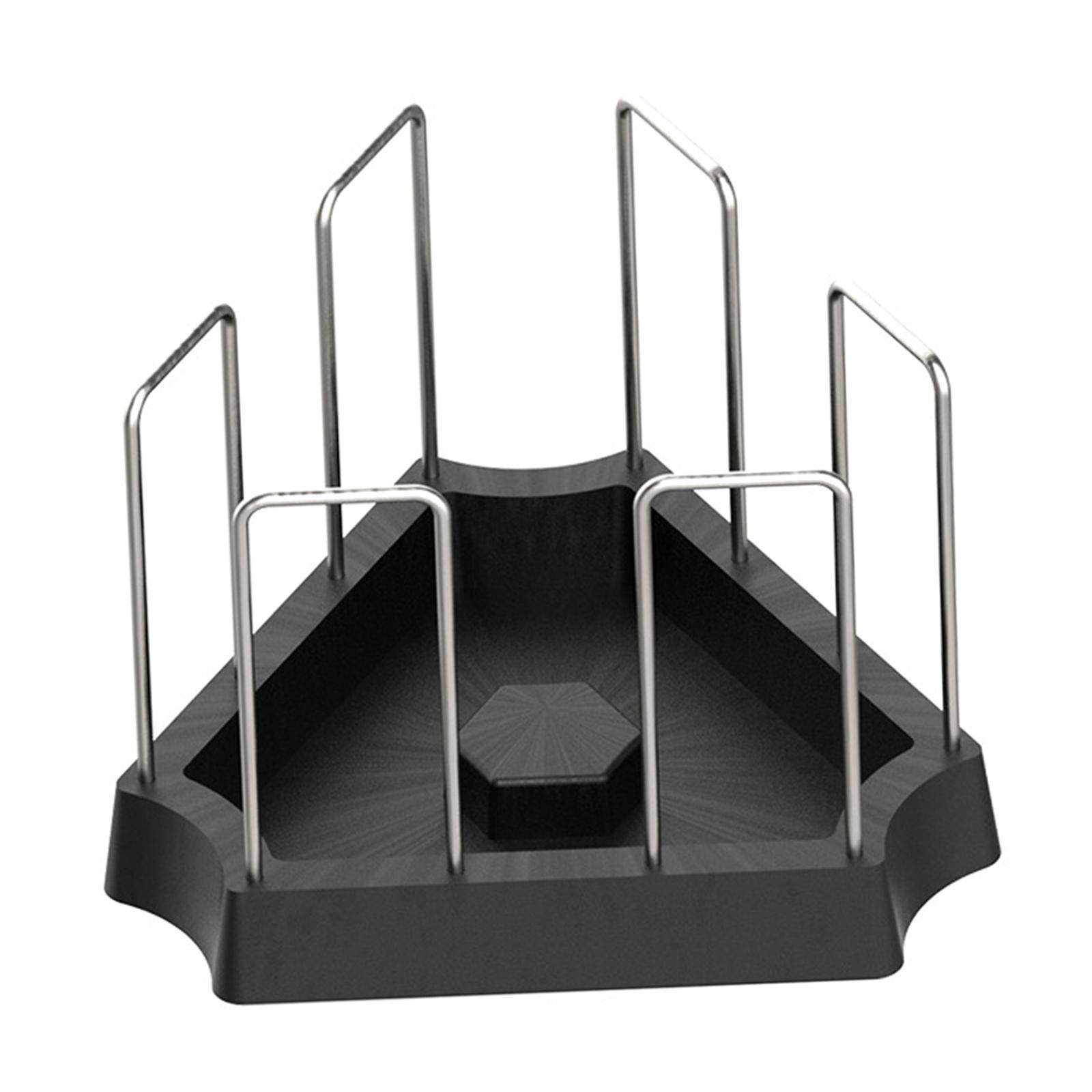 

Tortoise Food Plate with Weighted Base Anti Tip Water Dish Plastic Feeder Bowl for Turtle Aquarium and Reptile Habitat чорний