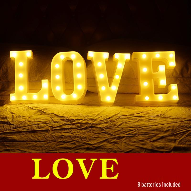 Happy Birthday Light-Up Letter Sign: Surprise Party Decoration for Girls