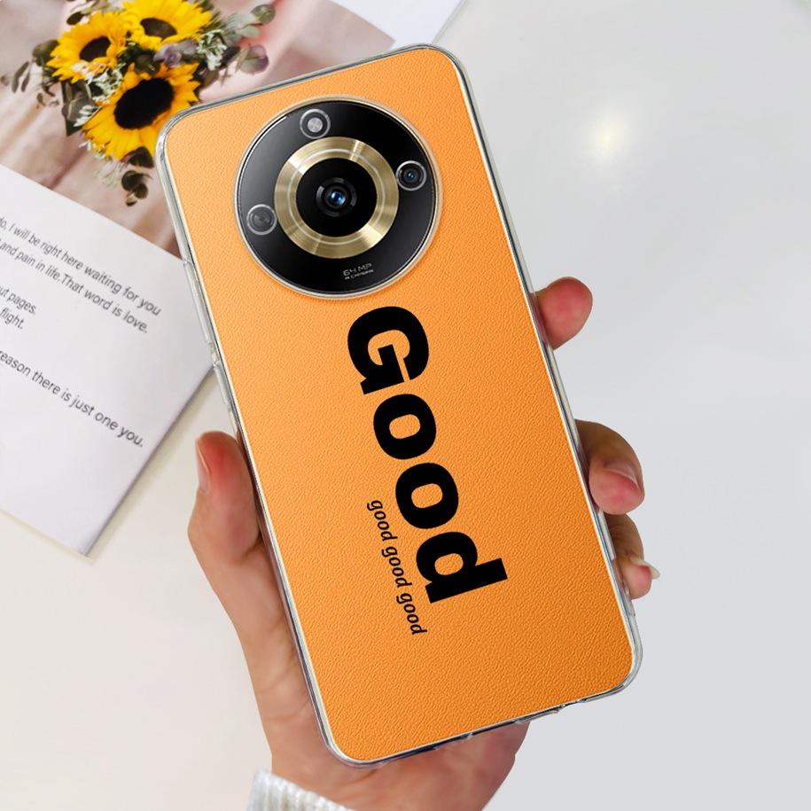 For Realme 11 Pro Plus Case RMX3740 RMX3741 Phone Cover Fashion Flower Butterfly Soft Silicone Funda For Realme 11 Pro 5G Bumper