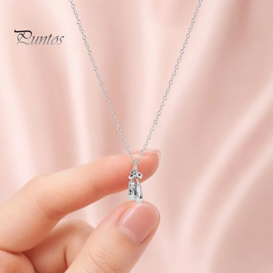 Delicate Ballet Pendant Shoes Necklace, Elegant Ballerina Dainty Lightweight Charm Necklace Dancer Stylish Jewelry for Women Girls