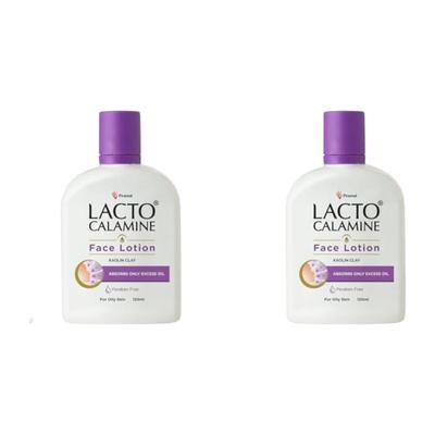 Gesichtslotion Ölige Haut Kontrolle 120ml Tägliche Feuchtigkeitspflege Mit Kaolin Ton Zinkoxid Glycerin Absorbiert Überschüssiges Öl 2er-Pack