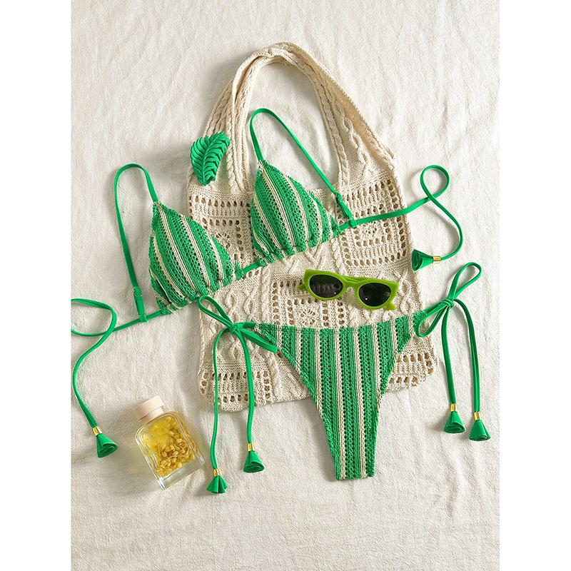 Sexy Bikinis Striped Swimsuits Women Swimwear Push Up Female Beach Swim Wear Bathing Suit Brazilian Bikini Set Pool Bather