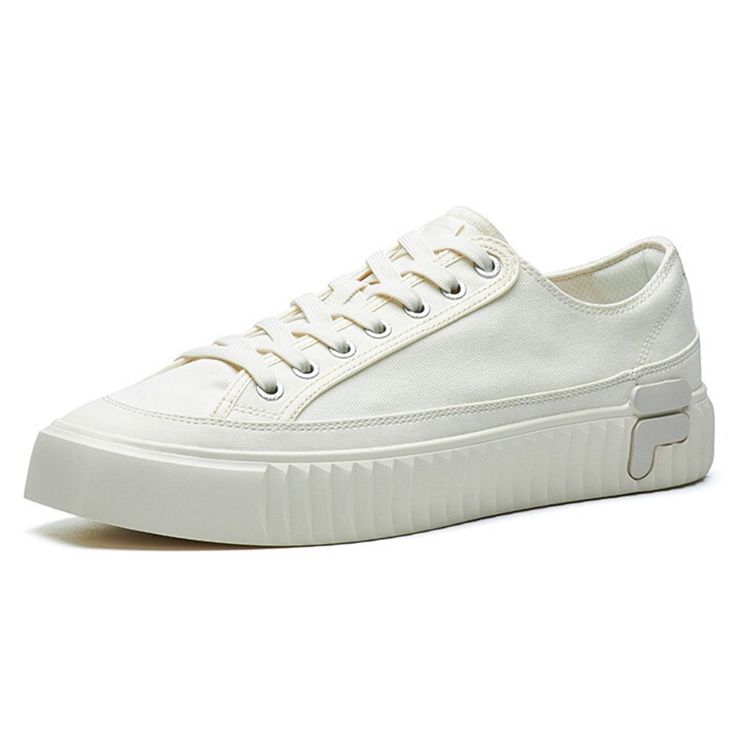 Fila Gear Canvas Mode Vielseitig Langlebig Leicht Low-Top Skateschuhe Herren Sneaker Off-White F12M124342FGA