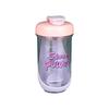 Girls Love 590ML Summer Sports Protein Powder Shaker Cup Boys and Girls Summer Milkshake Cup Portable Lifting Rope Casual Cup