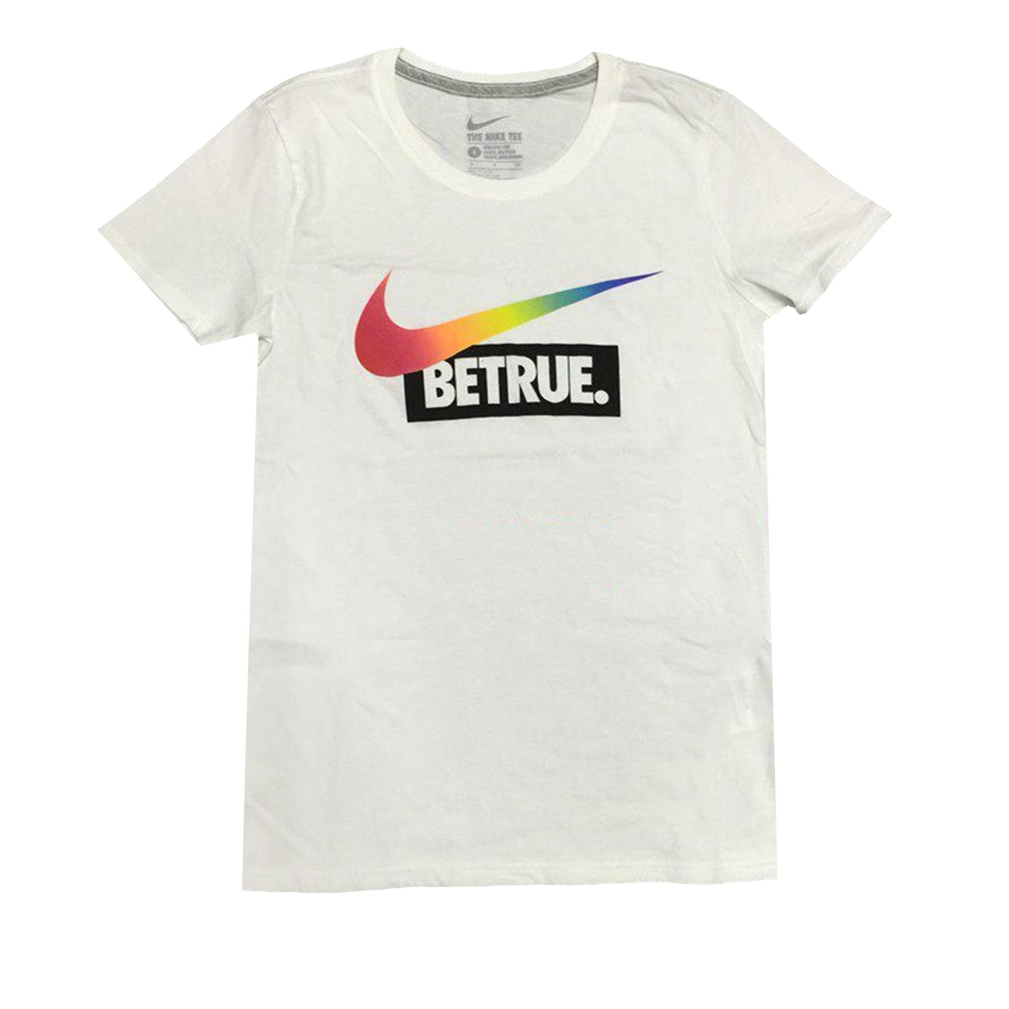 Nike Running T Shirts Women s White Moderate AJ3323-100 L