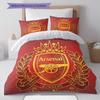 Arsenal F Custom Name Pattern Bedding,Quilt Set Quilt Cover Pillowcase Home Birthday Gift(1 * duvet cover + 2 * pillowcase, without core)