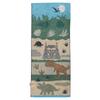 Marushin Jurassic World Cute Dinosaur Face Towel with Antibacterial and Deodorizing 4985014500 Appliqué Embroidery, Treatment,