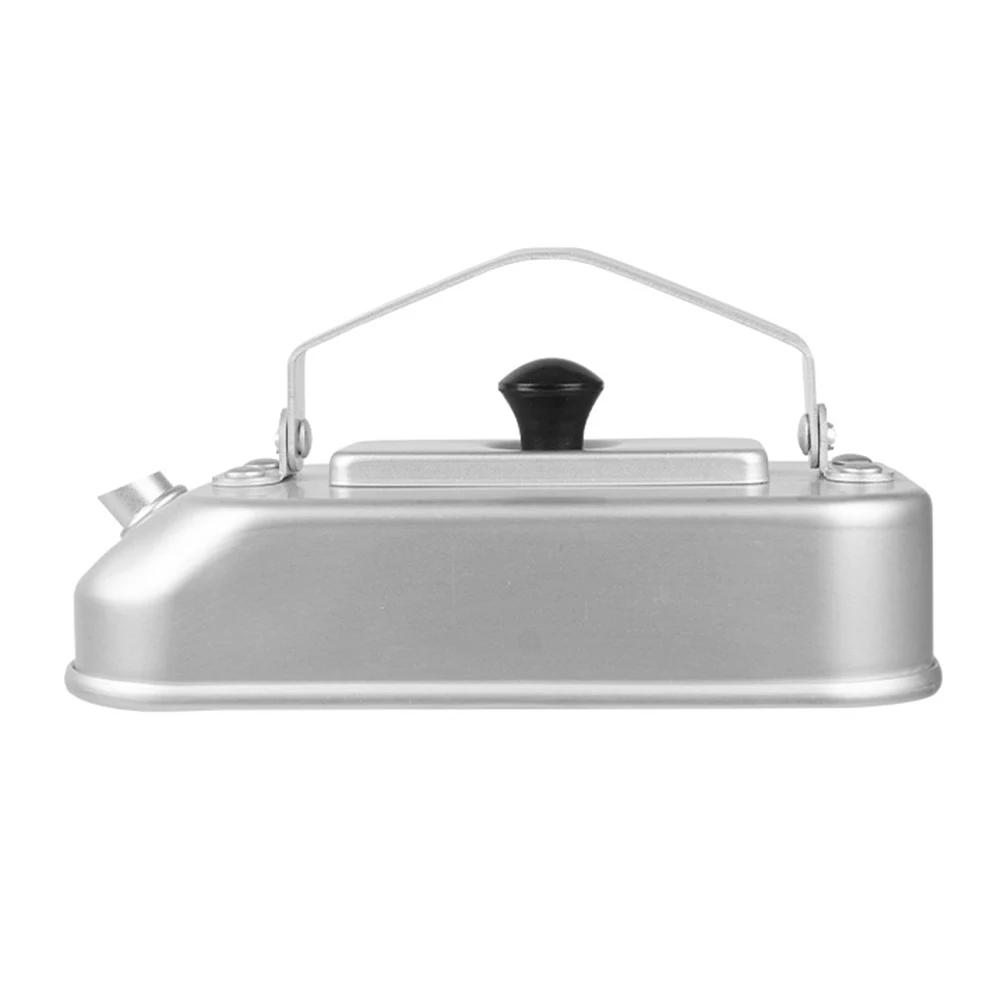 Portable Camping Tea Kettle Aluminum Alloy Camping Boiling Water Pot with Handle Outdoor Cookware for Travel Backpacking