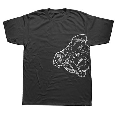 Lustige Englische Bulldogge T-Shirts Geschenke Hundegeburtstag Unisex Grafik Mode Neu Baumwolle Kurzarm O-Ausschnitt Harajuku T-Shirt