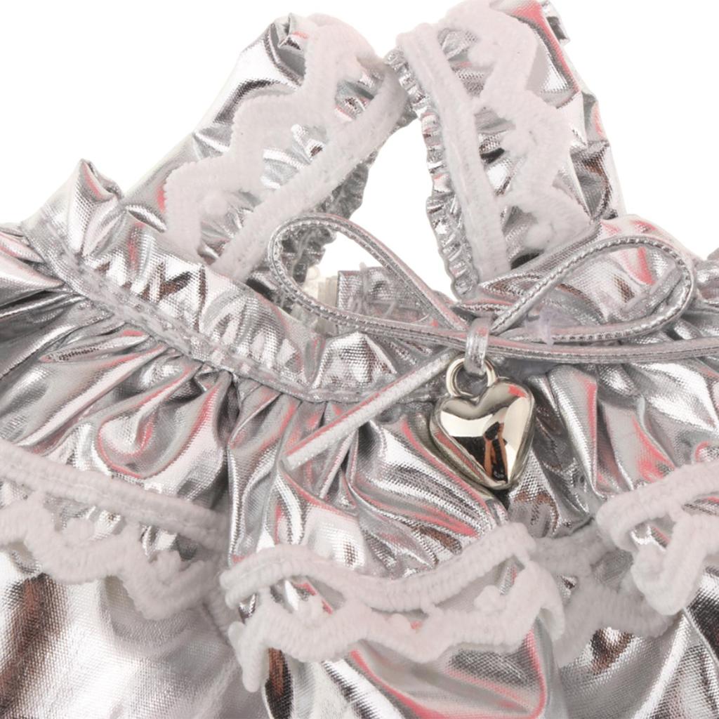 2 Pieces Dolls Dress and Hairpin Costume Outfits Handmade Clothing for 15-17cm