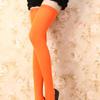1Pair Women Sexy Over The Knee Socks Thigh High Stockings Acrylic Solid Color Thin Long Socks New for Girls