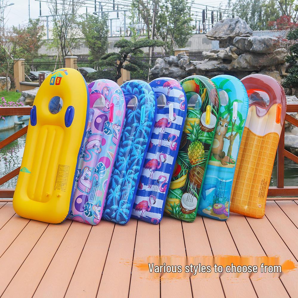 Children's Thickened PVC Inflatable Surfboard for Outdoor Water Activities