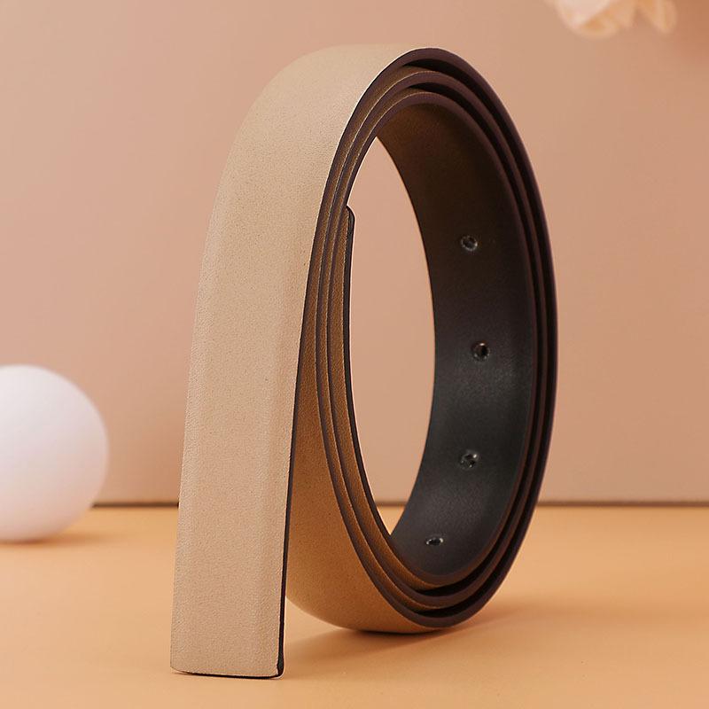 Belt Women'S Pants Decorative Business Four Seasons Leather Women'S Belt Color No Car Line