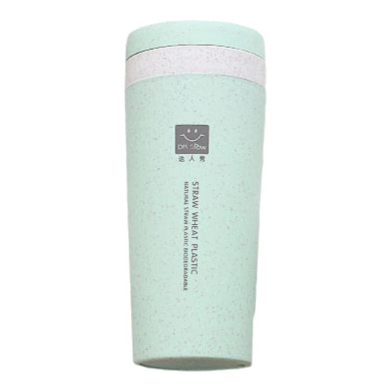 Travel Mug Thermo Bottle Office Coffee Tea Wheat Pattern Bottle Plastic Cups