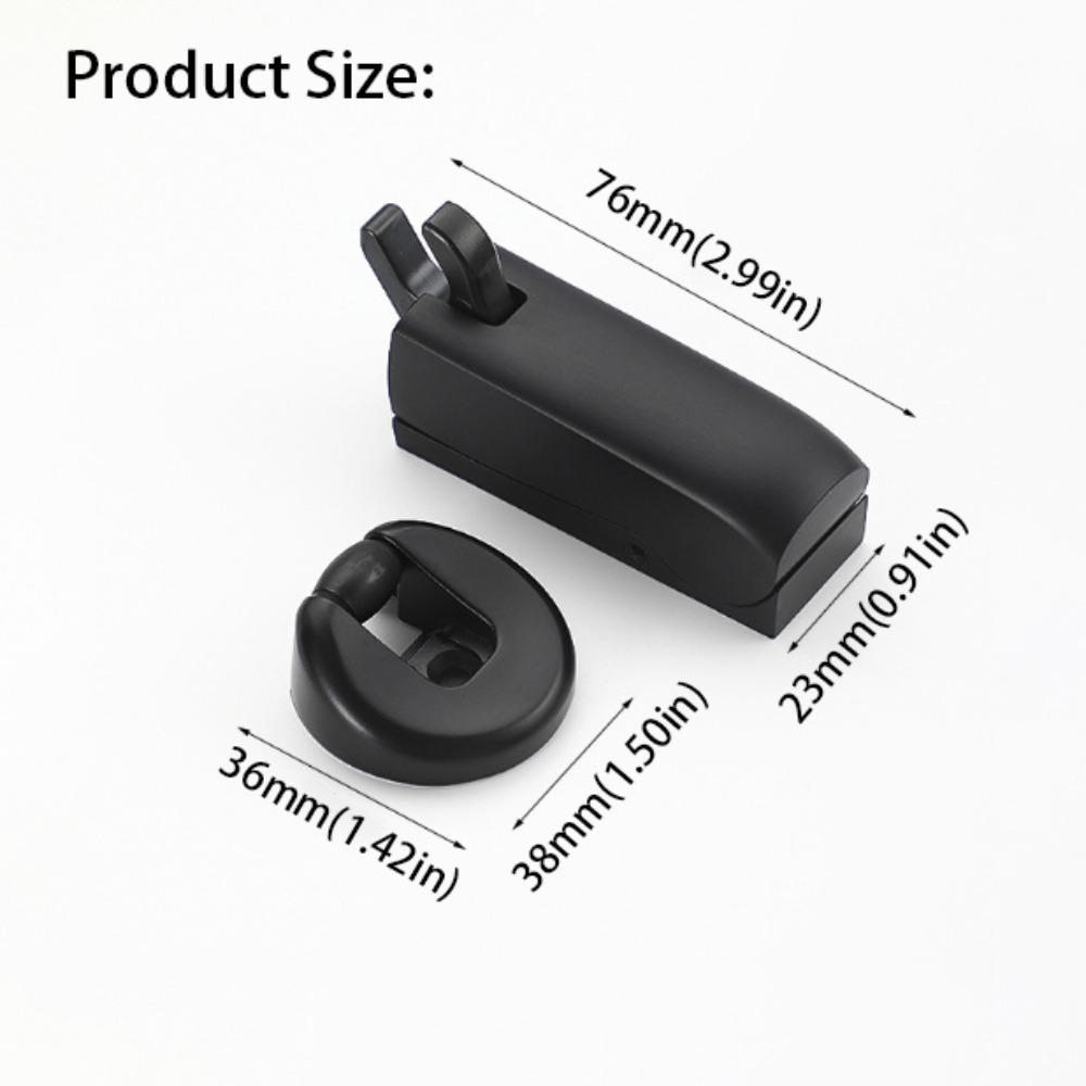 Metal Accessories Silent Door Stop Space Saving Wall Mount Stopper Hydraulic Door Stopper  Bedroom