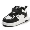Kids Casual Sneakers Fall 2026 Soft Sole Mid-Top Unisex Toddler Shoes With PU Upper Breathable Mesh Lining