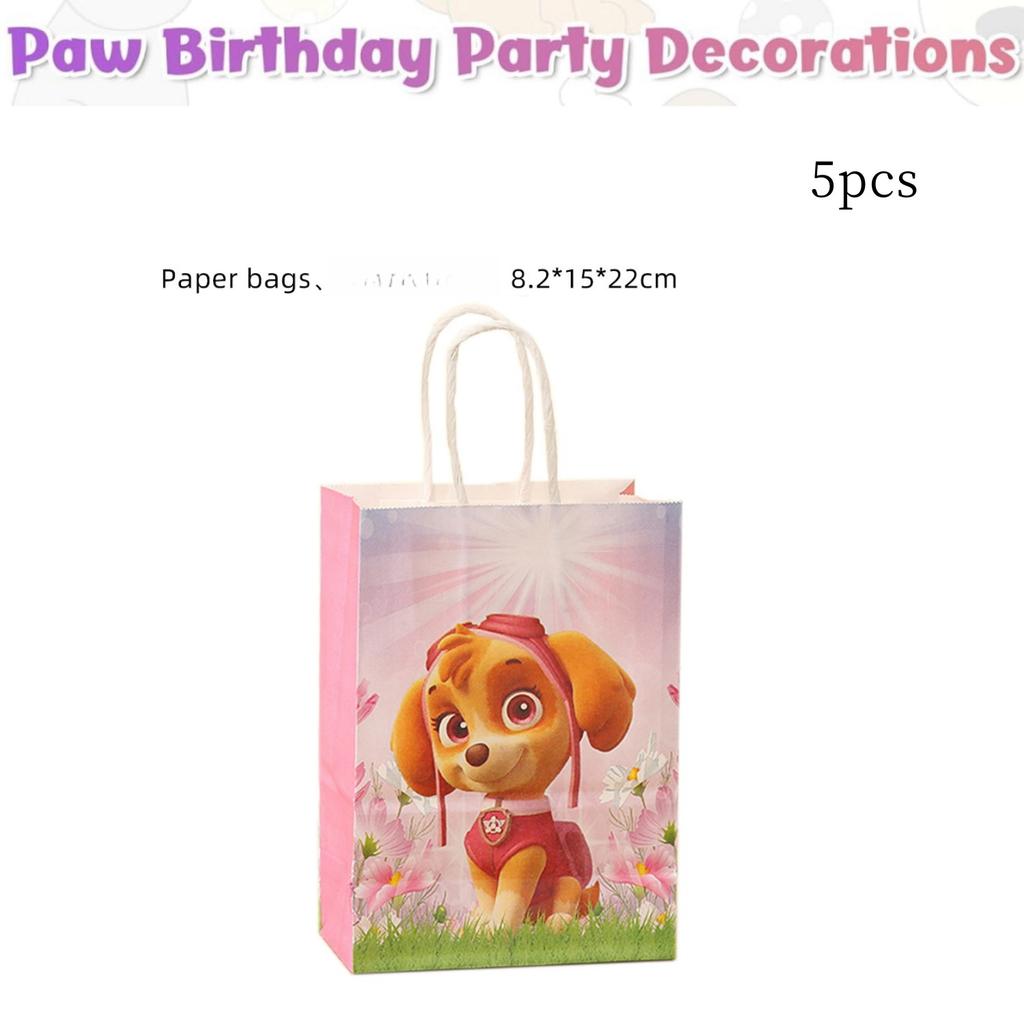 Paw Patrol Birthday Party Decor Dog Skye Disposable Tableware Tablecloth Cup Plate Baby Shower Kids Gift Girl Boy Party Supplies