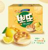 Crown Ppoto Lemon Sandwich Biscuits 322g Korean Lemon Cream Cookies