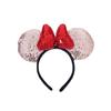 Handmade Mouse Ears Headband for Women and Girls Polka Dot Bow Minnie Ears Costume Accessories Hair Hoop Party Headwear