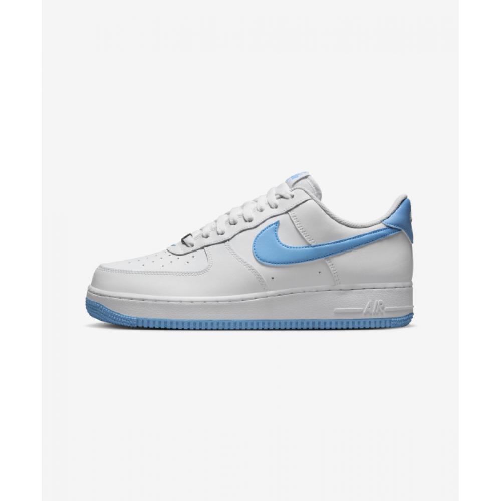 

NIKE Air Force 1 07 M Белый Водолей Синий FQ4296 100