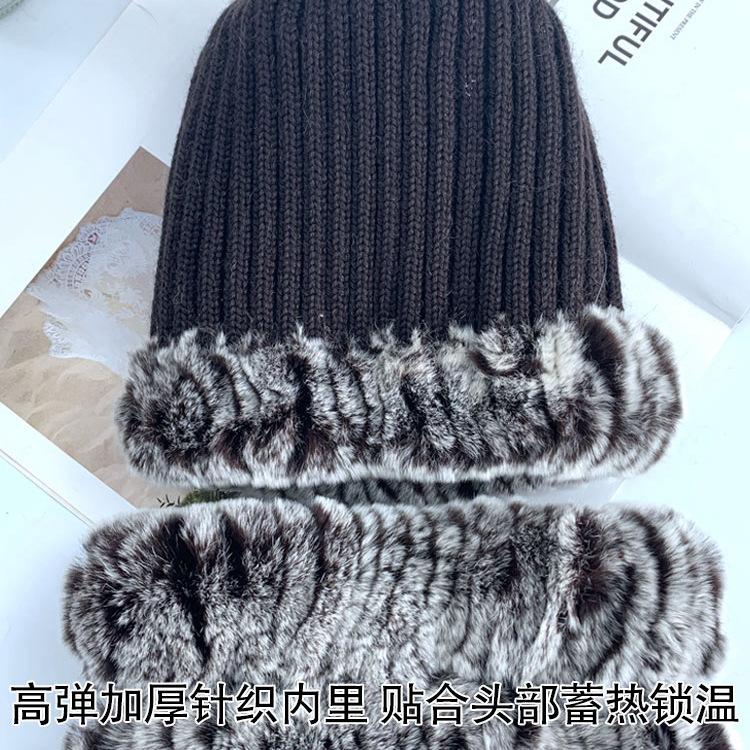 Berretto Classico in Peluche di Pelliccia Sintetica Spesso Antifreddo Elasticizzato Maglia Cappelli Leggero Elastico Calotta Cranica Soffice Scalda Orecchie Berretti da Donna
