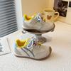 2025 spring and summer new Ming series low saturation moral training shoes girls lace-up casual versatile color matching flat-soled Forrest Gump shoes