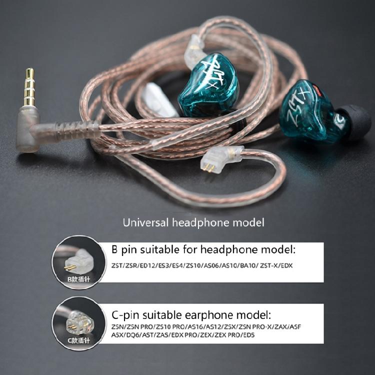 Flexible and Reliable Cable for ZST/ZSR/ED12/ES3/ZS10/ZSN/ZSNPRO Headphones