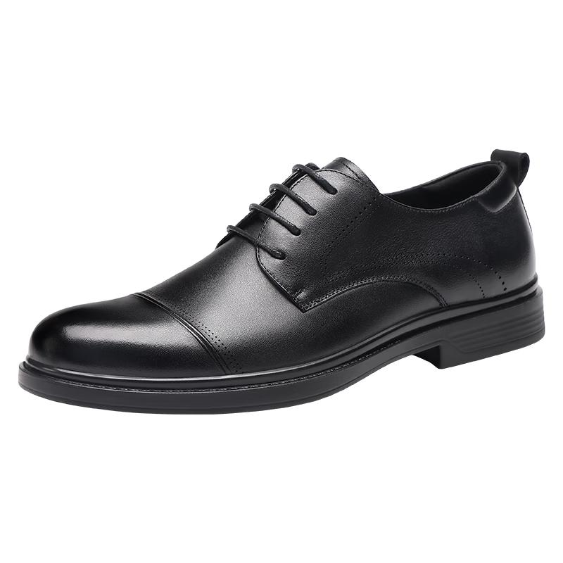 Red Dragonfly Men s Cowhide Derby Business Shoes WTA351901 39