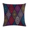 Mandala Pillowcase Square Cushion Cover Pillow Double Sided Ethnic Flower Bohemian Office Sofa Pillow