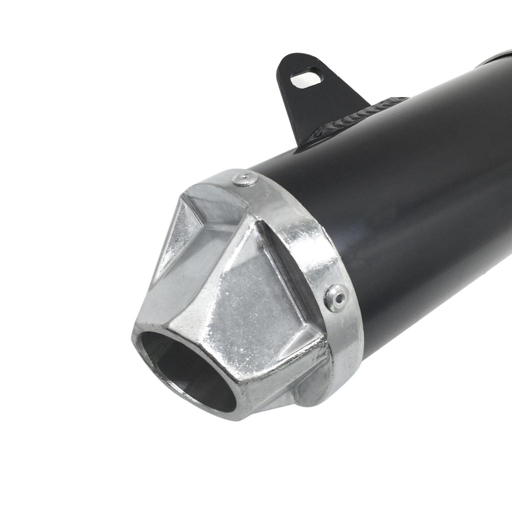 28mm Exhaust Muffler Pipe Fit for Motorcycle Dirt Bike ATV Quad 50cc-150cc Black