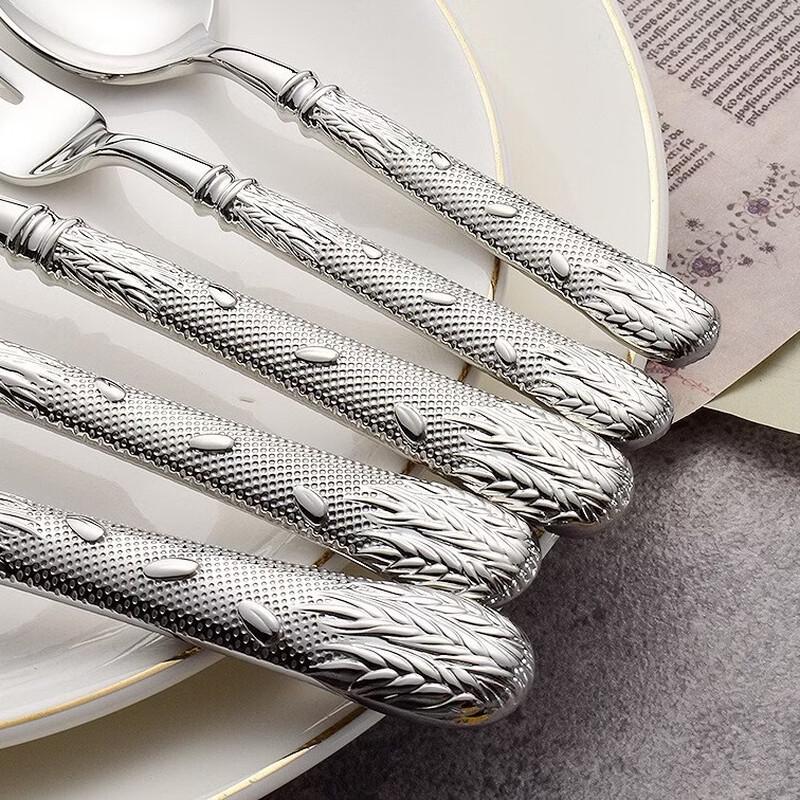 304 Stainless Steel Wheat Ear Dinner Spoon
