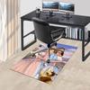 1pc princess butterfly Carpet Anti Slip Polyester Floor Mat for office,Bedroom