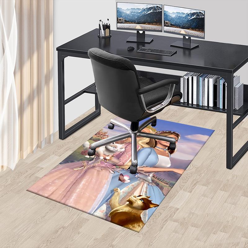 1pc princess butterfly Carpet Anti Slip Polyester Floor Mat for office,Bedroom