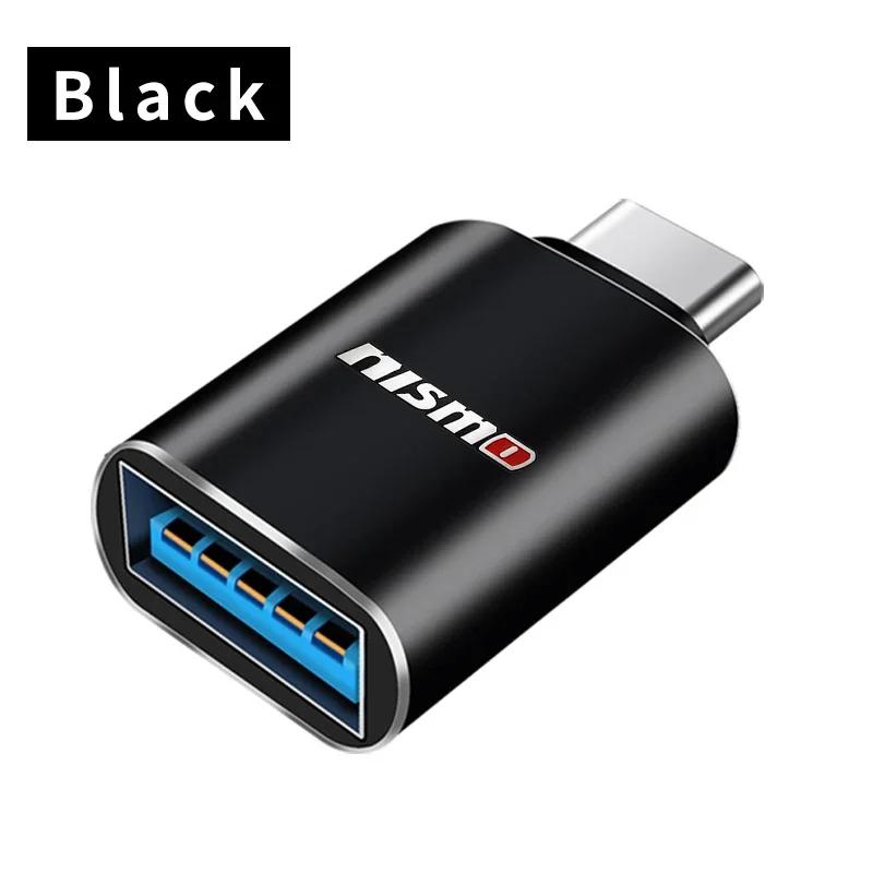 Auto Logo Schnelles Laden Typc Adapter 3.0 USB Konverter Auto Zubehör Für Nissan Nismo Tiida Teana GTR Juke Note Versa Almera