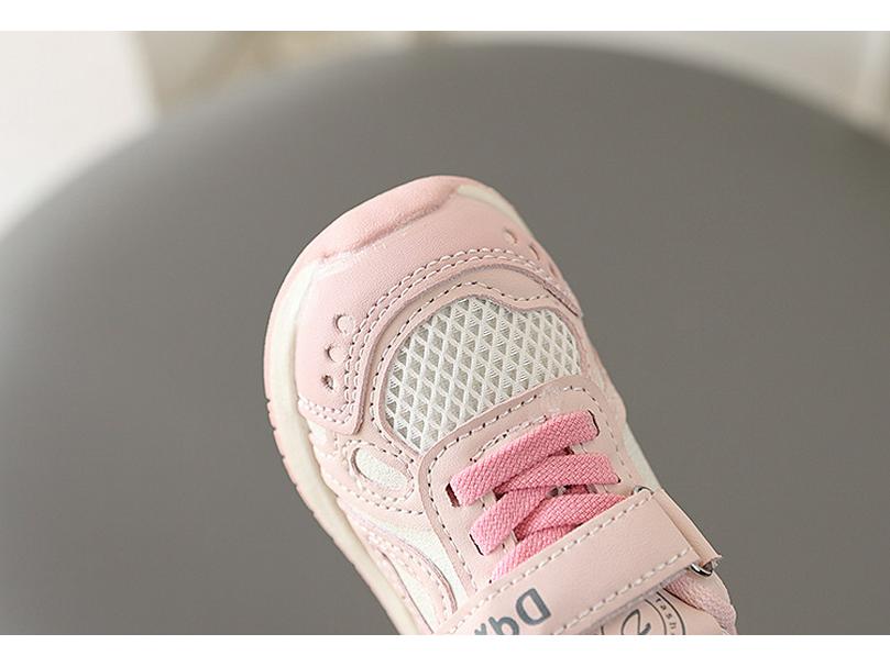 2026 Spring/Autumn Baby Non-Slip Walker & Sports Shoes for Boys & Girls with Mesh Surface.