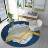 Colored geometric patterns printed patterns circular floor mats simple home decoration door mats floor mats