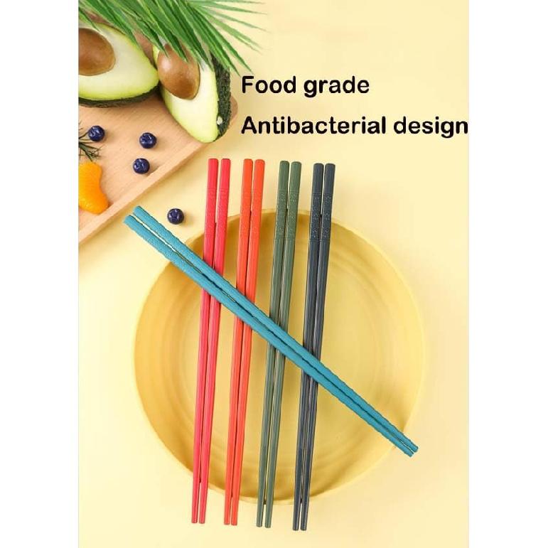 5 Pairs Reble Chopstick Helpers Dishwasher Safe Training Chop sticks Adult Practice Chopsticks Beginners Right Left Handed Chinese Sticks Learning